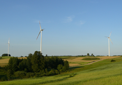 wind turbines in Poland